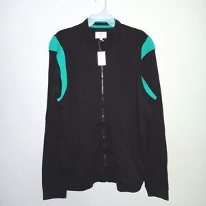 Dope men's black full zipper jacket size XXXL new with tags